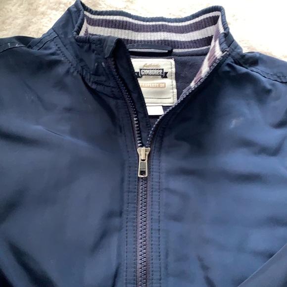 Gymboree Coat Navy Blue Boys 7/8 EUC Medium weight - Picture 3 of 16